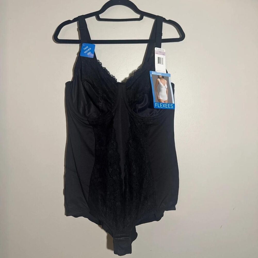Flexees Women's Black Shapewear